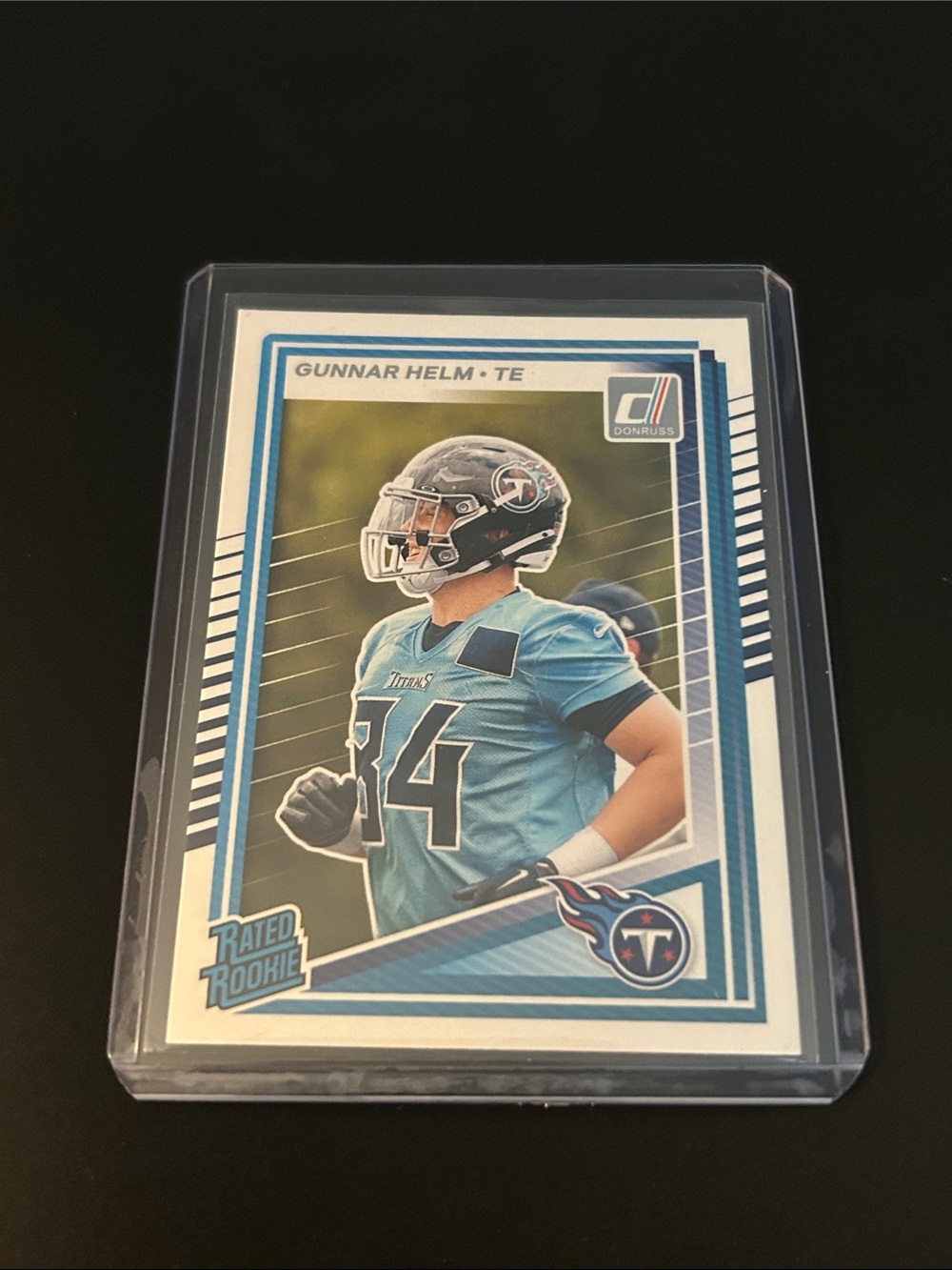 Panini Gunnar Helm Rated Rookie Football Card - Tennessee Titans